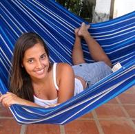 Blue design hammock