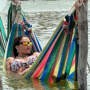 Hammock in durable fabric, Guatemala mix design FG542