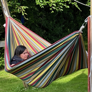 Hammock in durable fabric, Guatemala mix design FG542