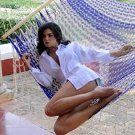 Livia Hammock. Mexican Hammock with Thick Cord nylon and 120 cm Spreader bars.